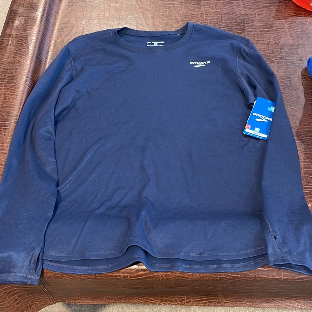 Brooks Heather Hog LS Midnight blue